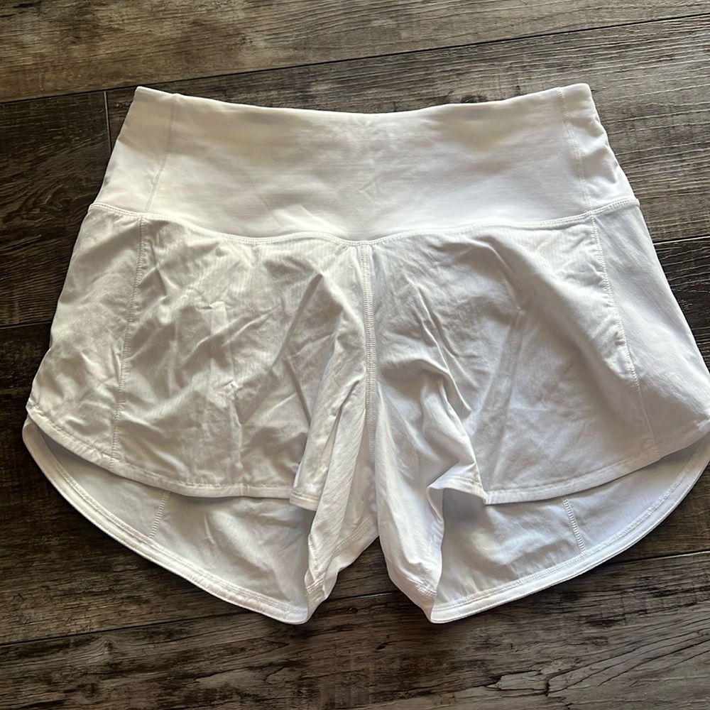Lululemon Speed-up high rise shorts 4”